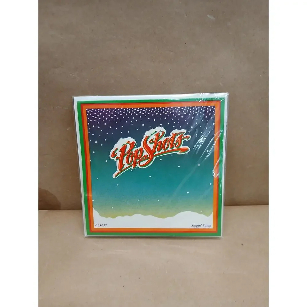 Vintage PopShots Singin' Santa Pop Up Card Christmas Holiday CPS-257 USA New